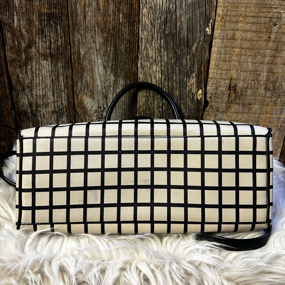 Kate Spade Purse Rachelle Brightwater Drive Black Plaid Retail $380‼️ - Picture 9 of 10